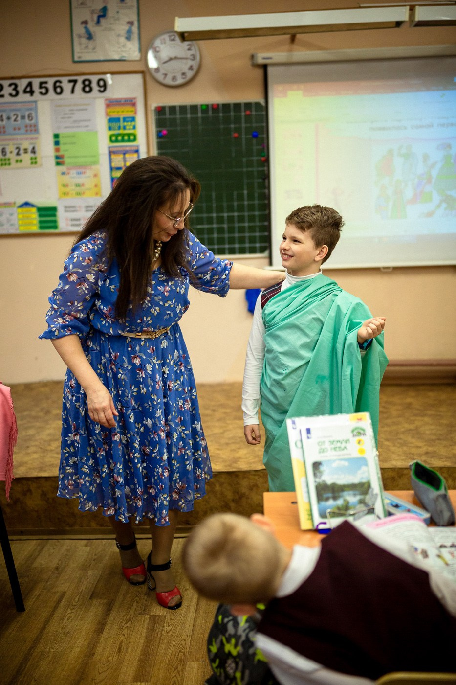 Уроки в школе. Андрей Кровлин — фотограф в Славянке