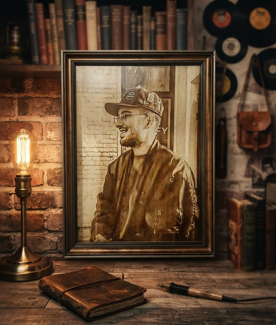 Портреты. Выжигания картин и портретов по фото