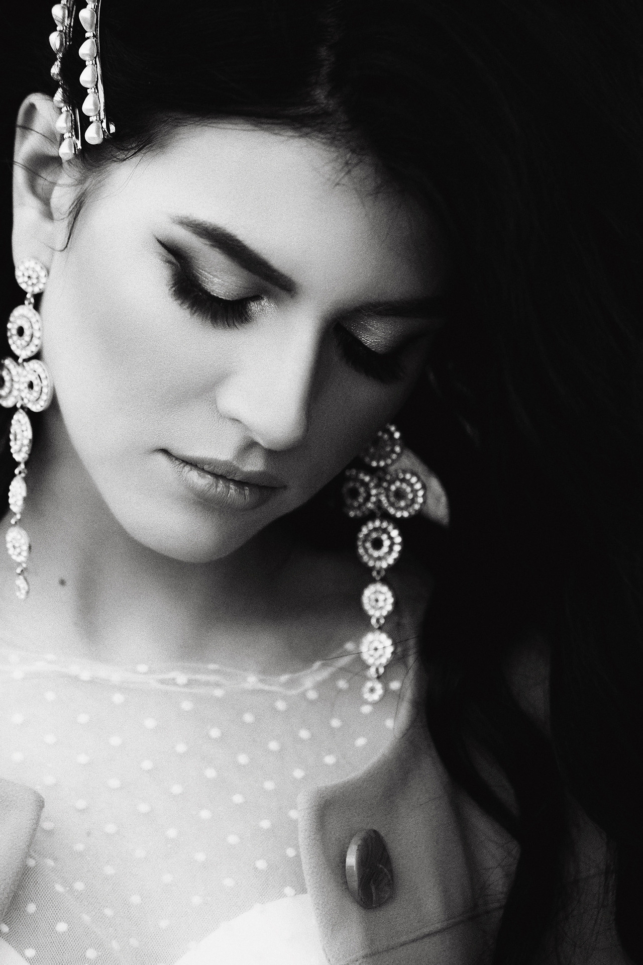 крупный портрет невесты