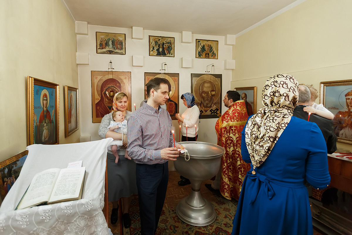крещение детей в северо-задонске