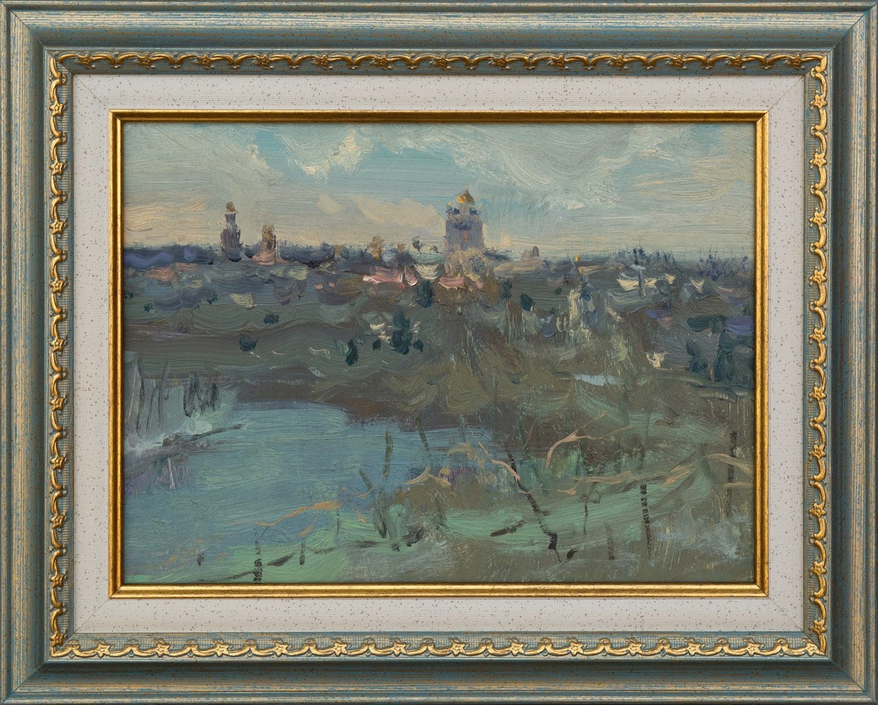 Весенний день. Елец. Художник Александр Каверин