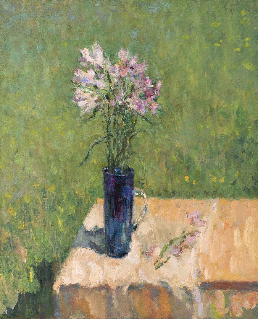 Весенний натюрморт с Альстромерией. Художник Александр Каверин