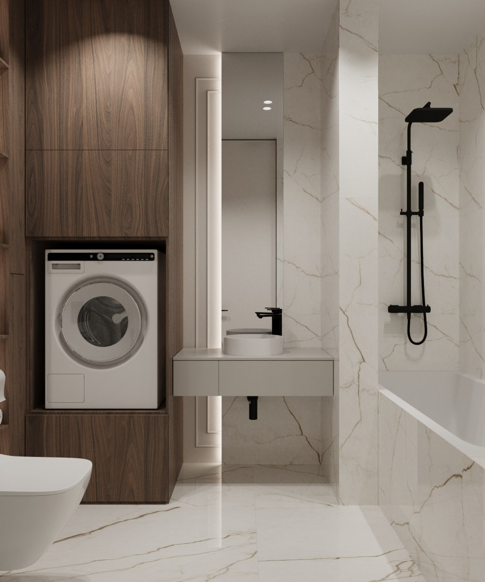 Квартира 52 кв. м. ЖК Сибиряков. Annything design