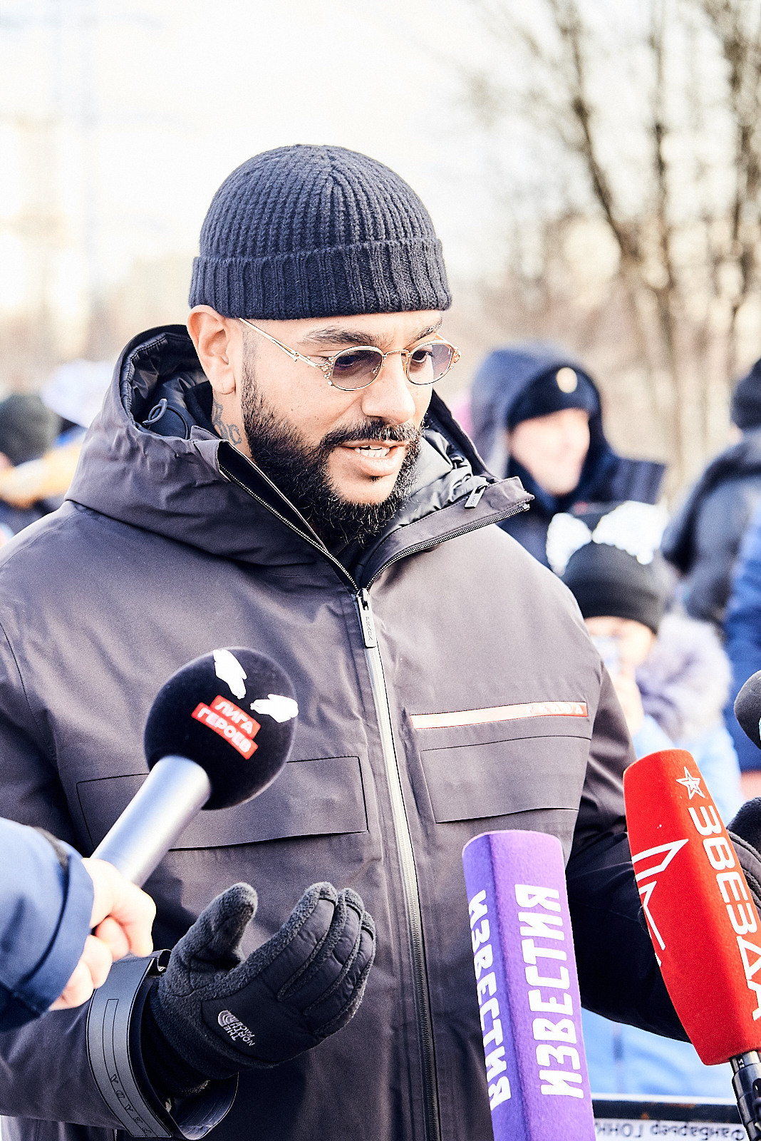 Тимур Юнусов, Тимати, Омар Алибутаев. Омар в большом городе. Гонка героев - зима 2019. Фоторепортаж с мероприятия. Репортажный фотограф Георгий Коненков. Репортажная фотосъемка мероприятий. Goganaft.