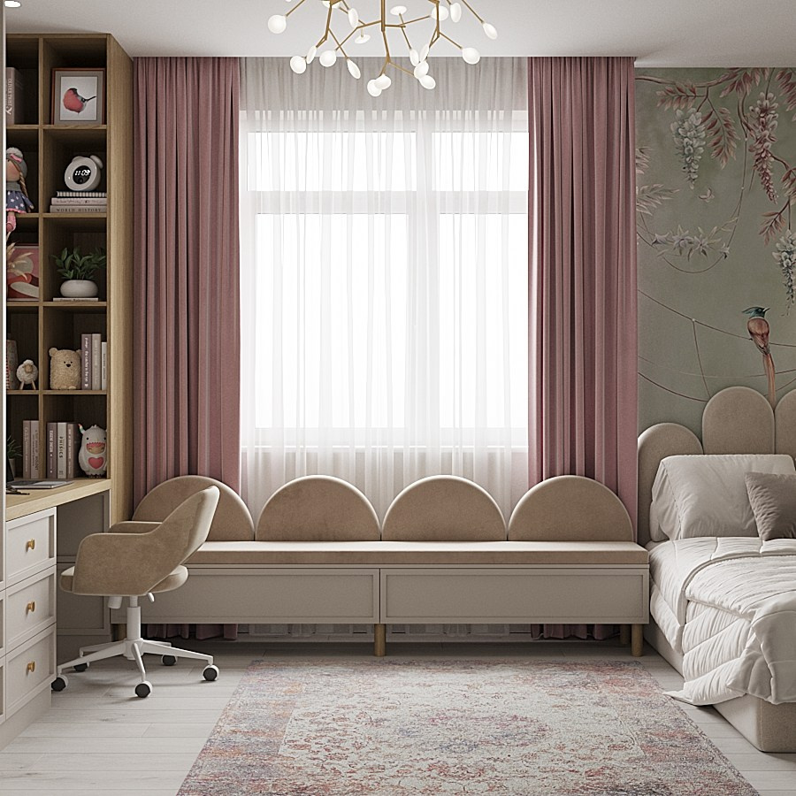 Нежные детские. Дизайн интерьера Рязань Москва Чижикова Олеся