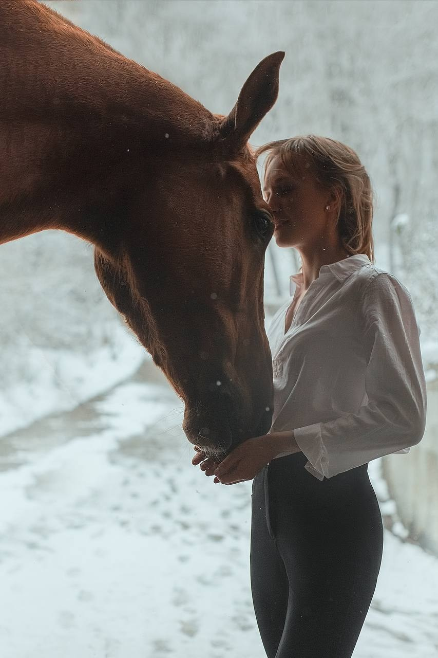 Портрет с лошадьми. Photograpther Gracheva Sveta