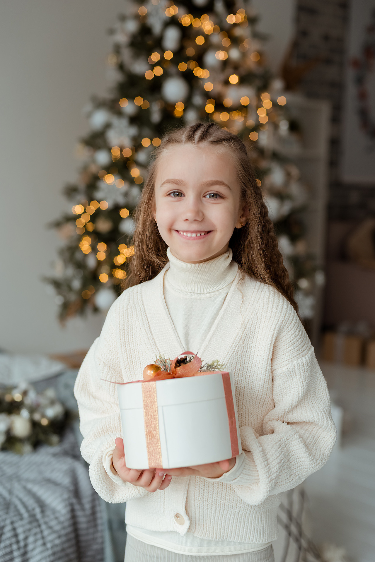 Семейная новогодняя фотосессия со стилистом и визажистом. Фотограф Юлия Кондратьева