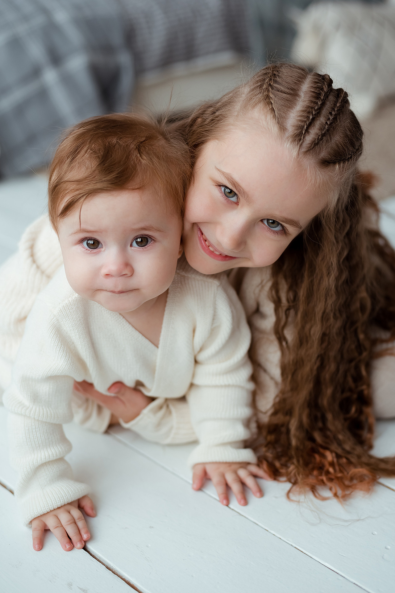 Семейная новогодняя фотосессия со стилистом и визажистом. Фотограф Юлия Кондратьева