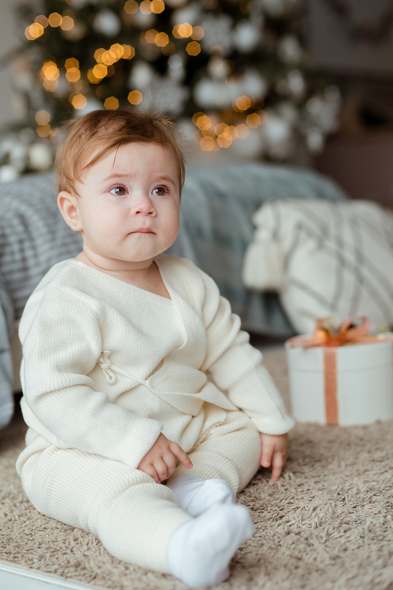 Семейная новогодняя фотосессия со стилистом и визажистом. Фотограф Юлия Кондратьева