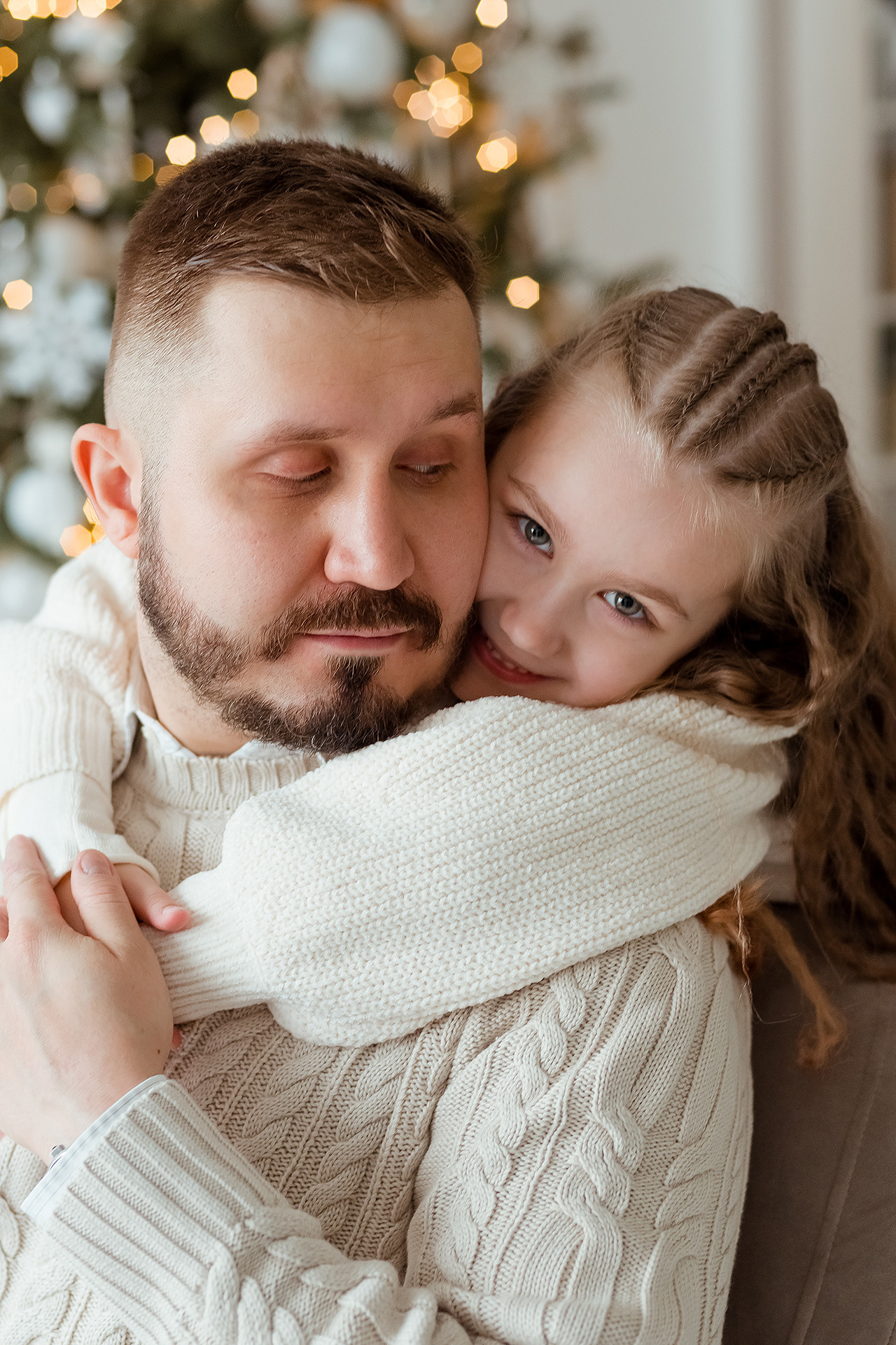 Семейная новогодняя фотосессия со стилистом и визажистом. Фотограф Юлия Кондратьева
