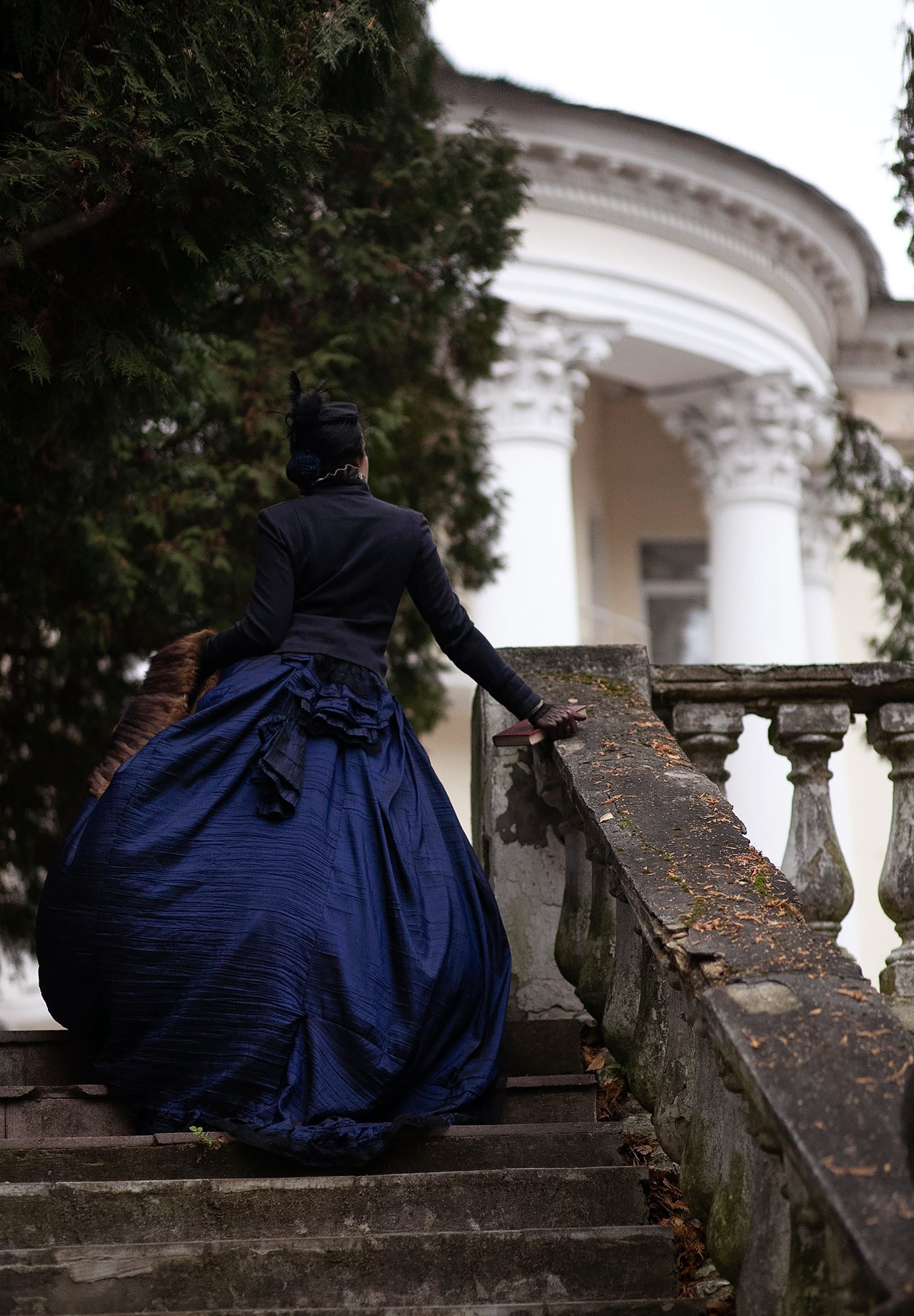 Мария. Прогулка. Художественная винтажная фотография