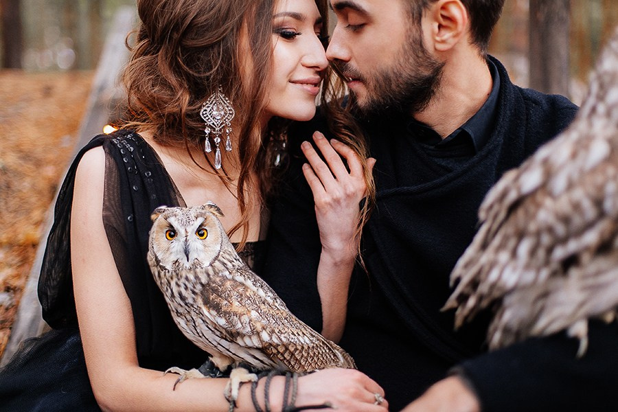 Мистическая свадьба в лесу