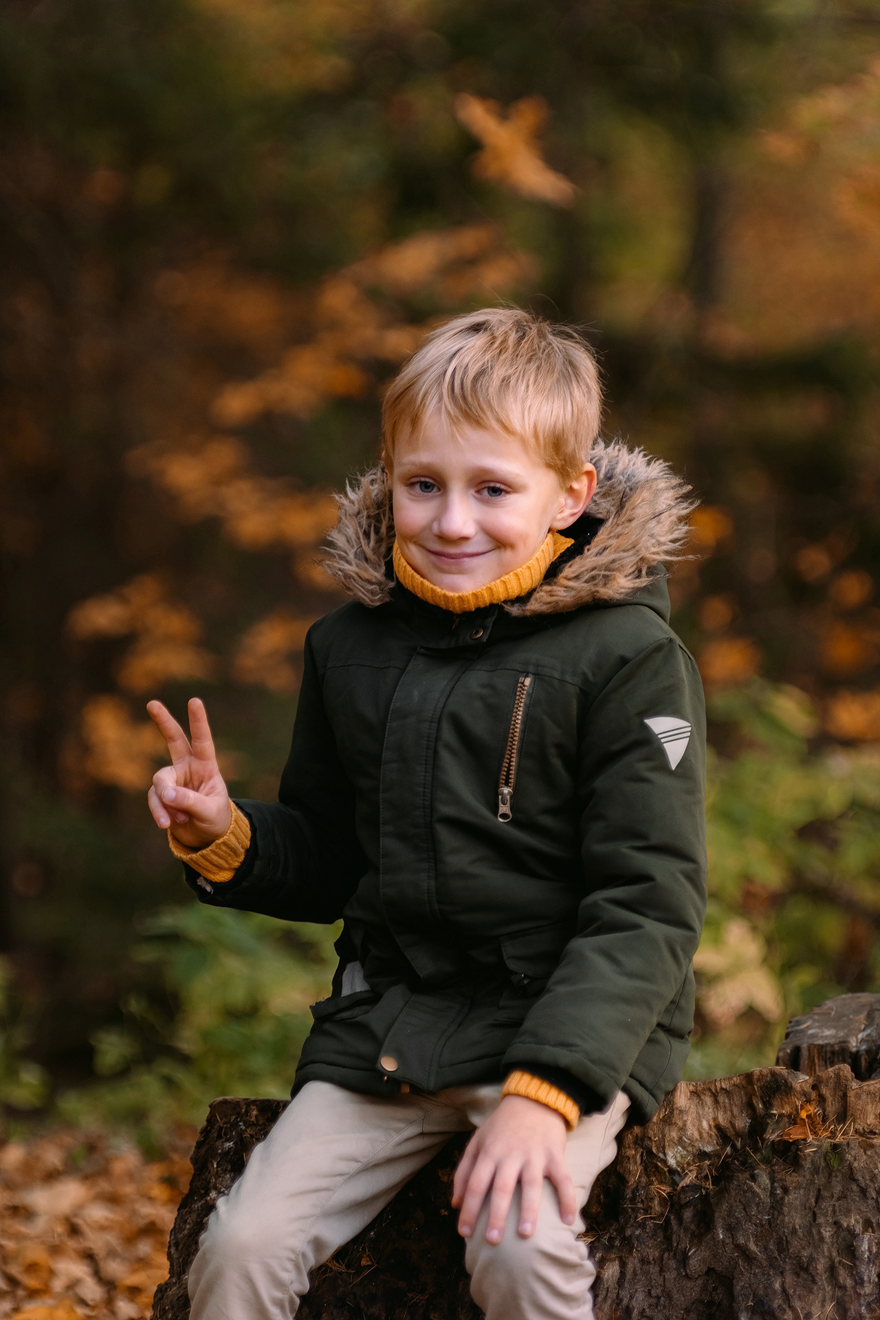 Семейная осенняя фотосессия. Фотограф Юлия Кондратьева