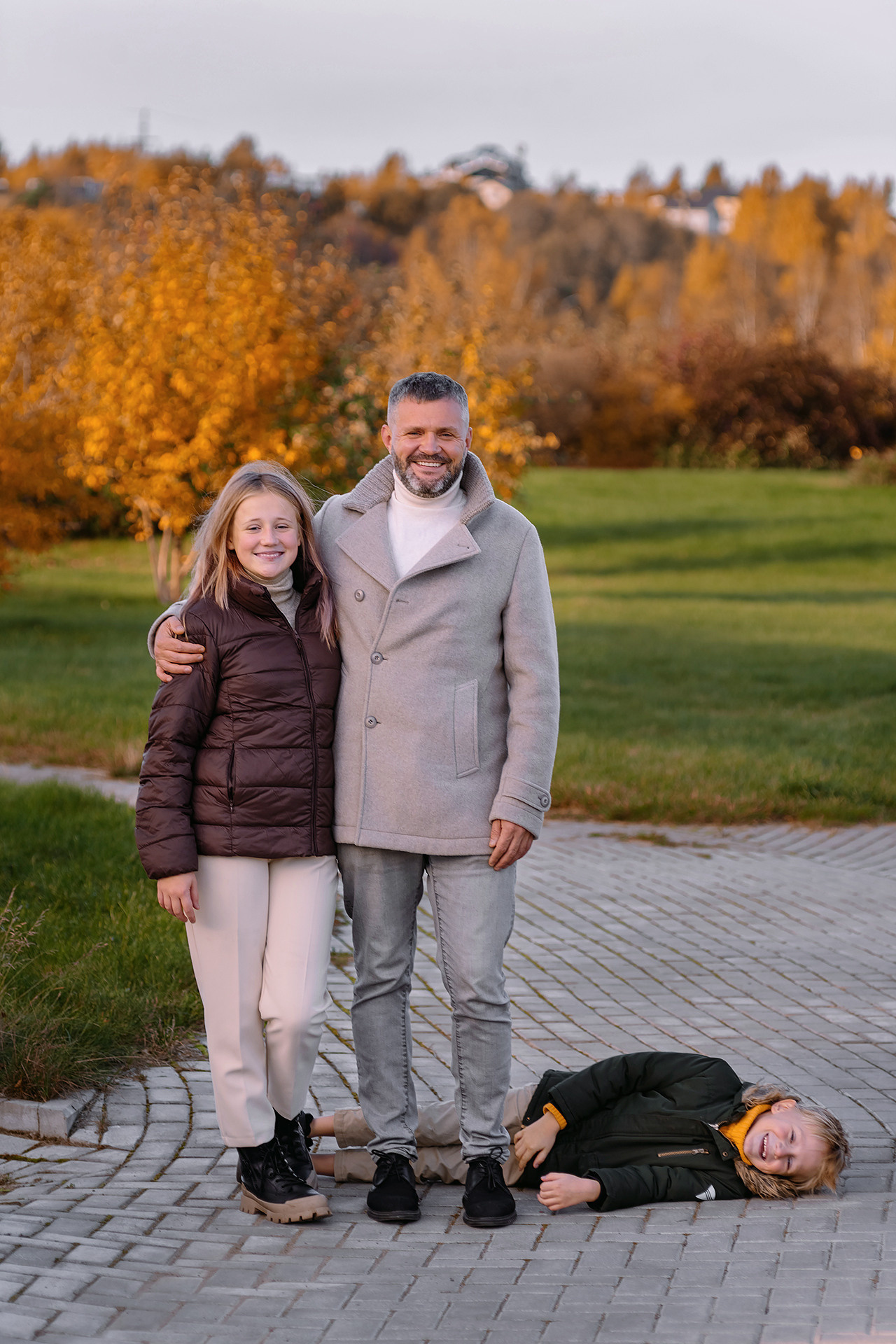 Семейная осенняя фотосессия. Фотограф Юлия Кондратьева