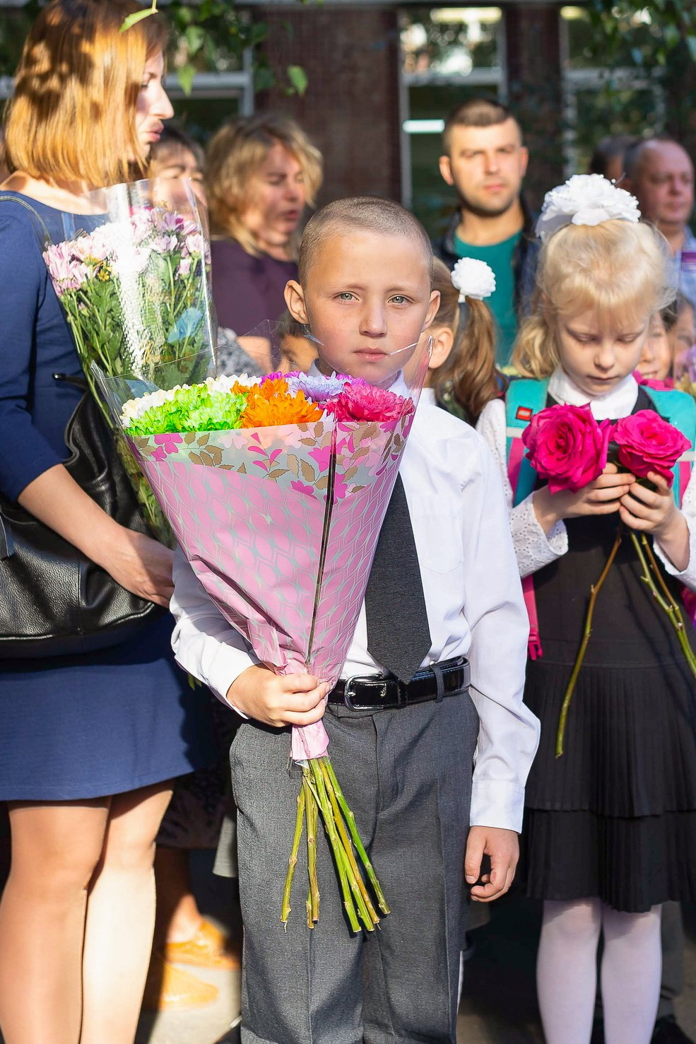 Линейка 1 сентября. Свадебный и Репортажный фотограф в Санкт-Петербурге
