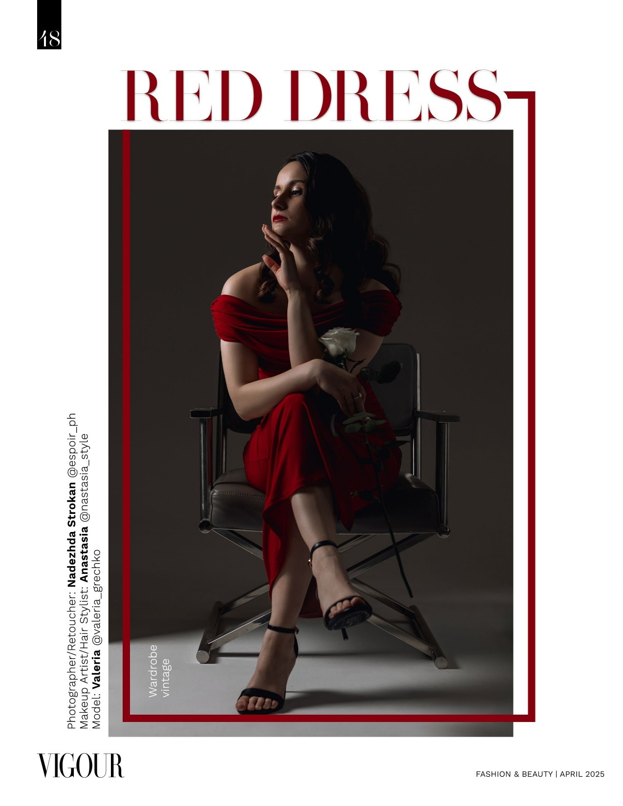 Студийный женский портрет на белом фоне в Москве. Классический световой рисунок, естественная красота и элегантность.