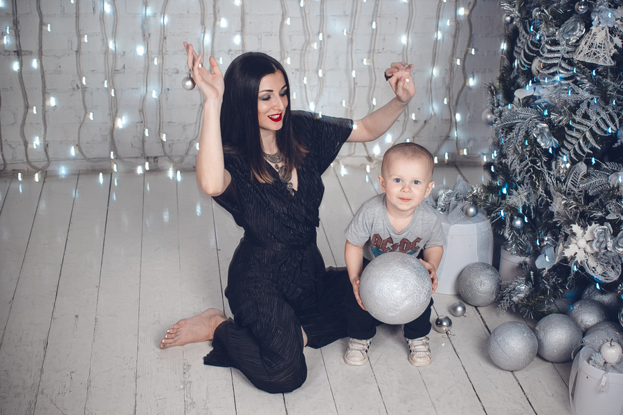 Рок-н-ролльный Новый год. Портретный фотограф в Москве Алёна Эйфория