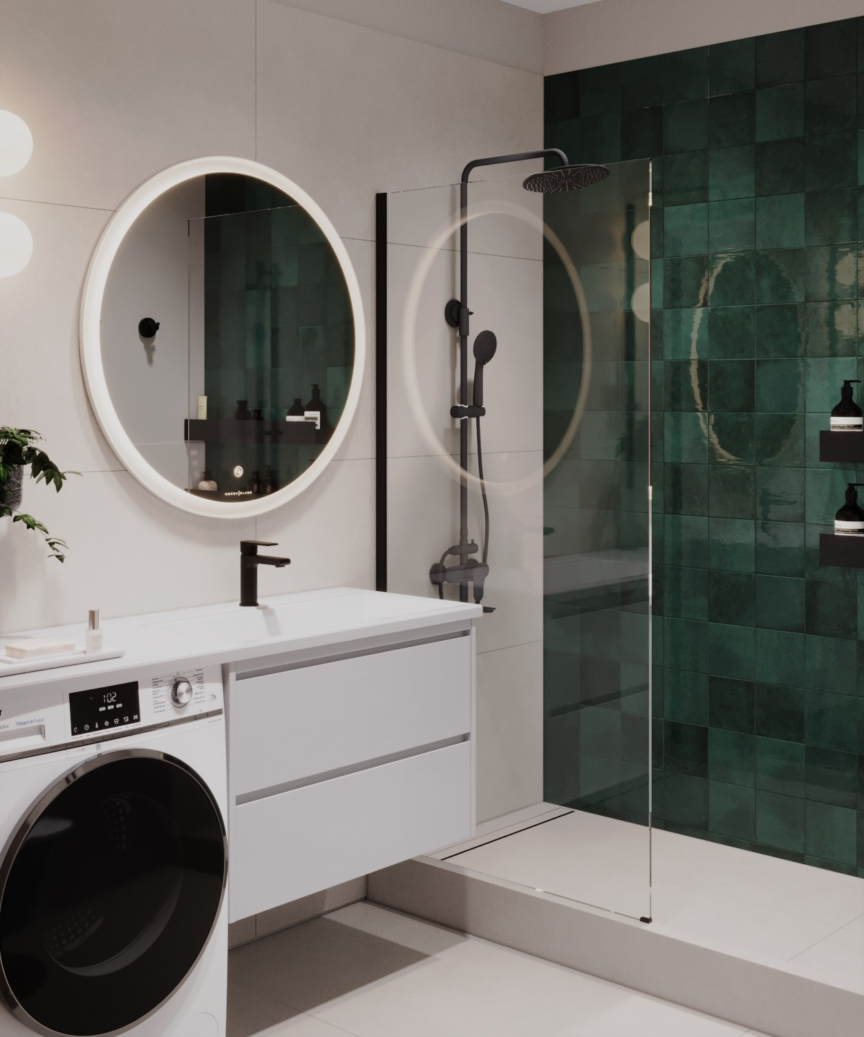 EKAT PARK, 50 m². Анастасия Дремина DREMINA INTERIORS