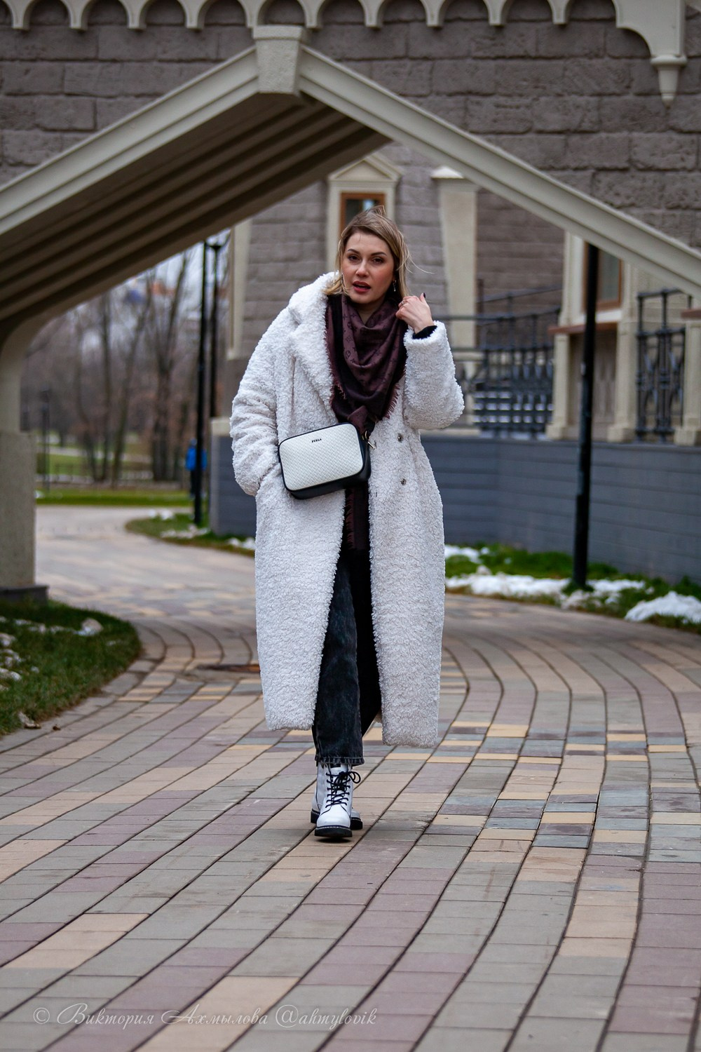 Прогулка с Хаски (Настя). Виктория Ахмылова. Фотограф в Москве