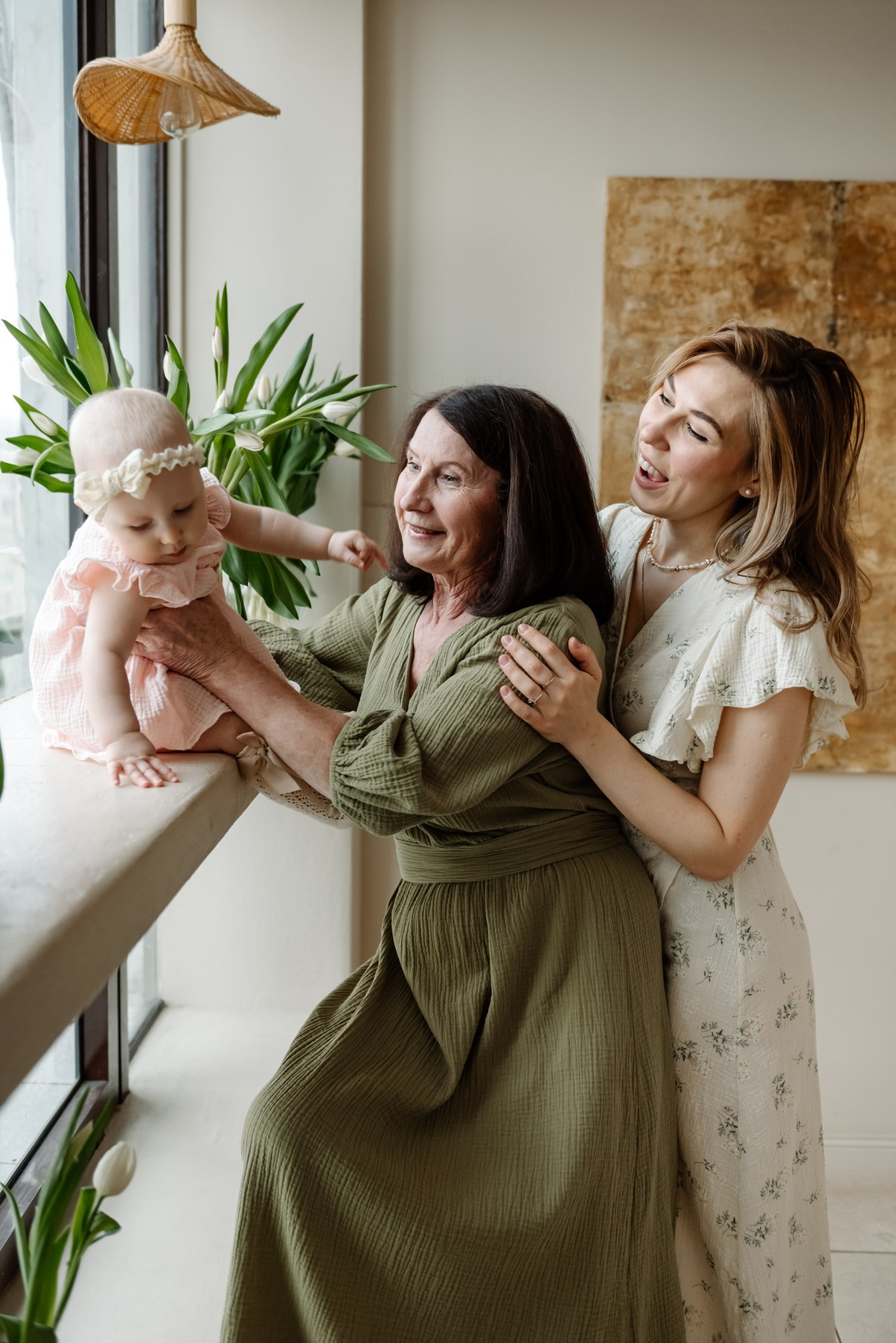 Семейная фотосессия с тюльпанами. Свадебный и семейный фотограф в Санкт-Петербурге Елена Худякова