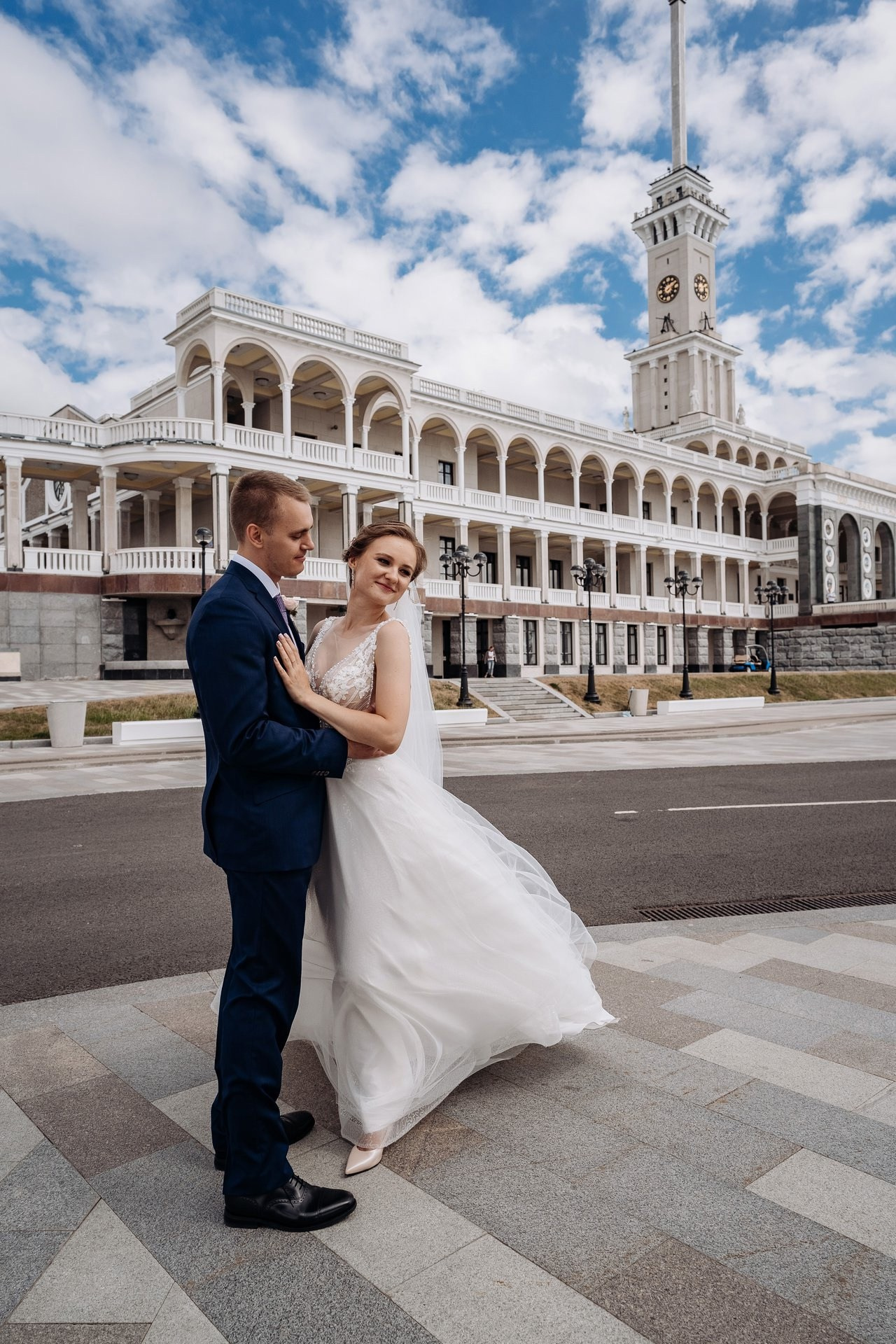 Свадебная фотосессия на Речном вокзале