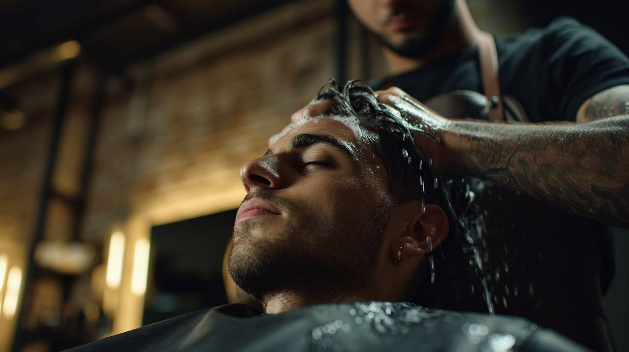 Визуальная концепция для барбершопа. Ekaterina Kiral — Visual Branding & AI Creation