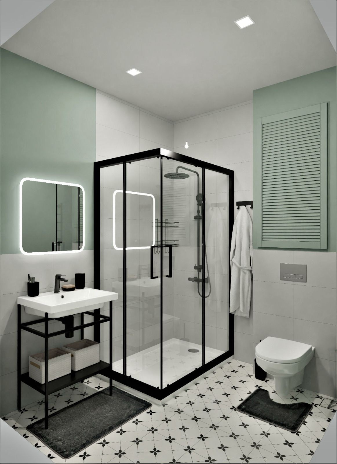 Примеры работ по дизайну ванных нашей студии. Дизайн-интерьера