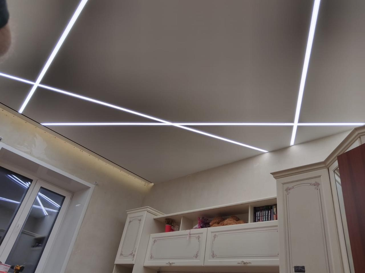 Наши работы. IK-Comfort — Натяжные потолки, двери и окна в Анжеро-Судженске