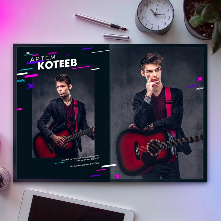 Дизайн «Неон». Первенцева Елена. Школьный фотограф в Москве и МО