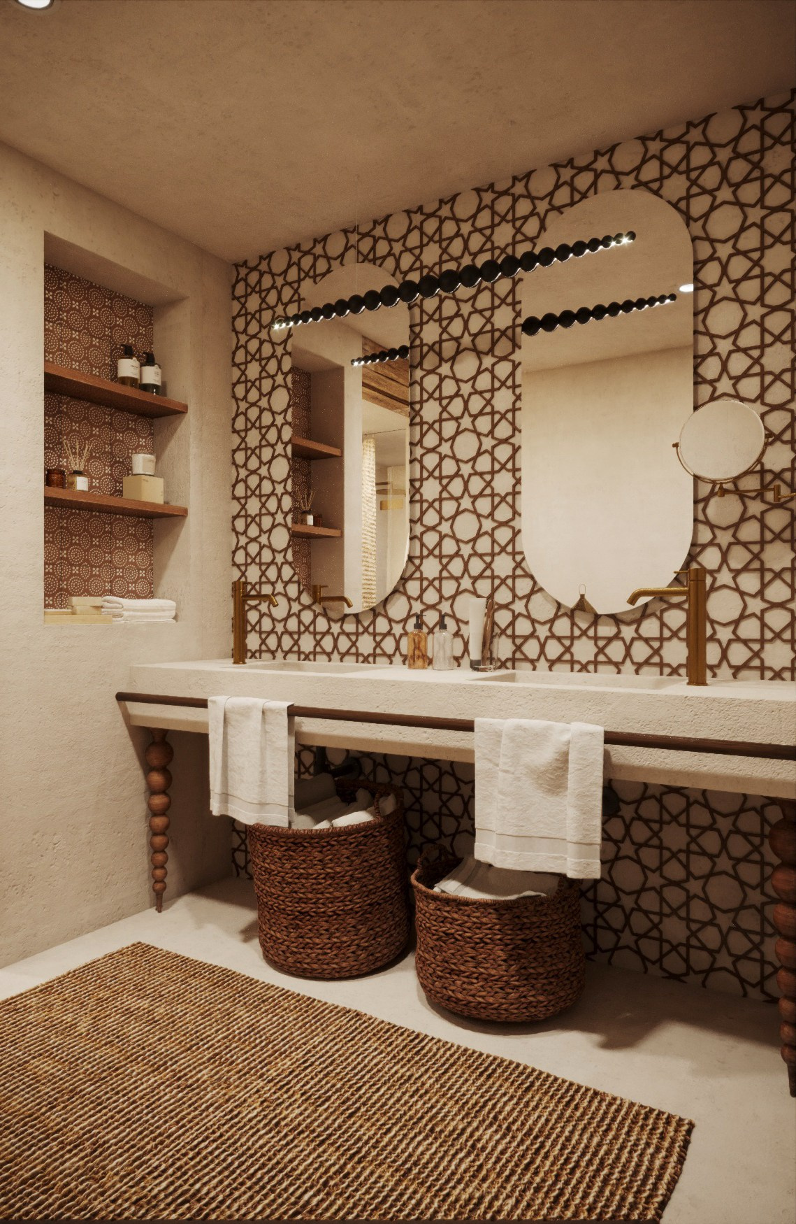 Апартаменты GoldenMile, г. Дубай. Дизайн интерьера от Дмитрия Баландина