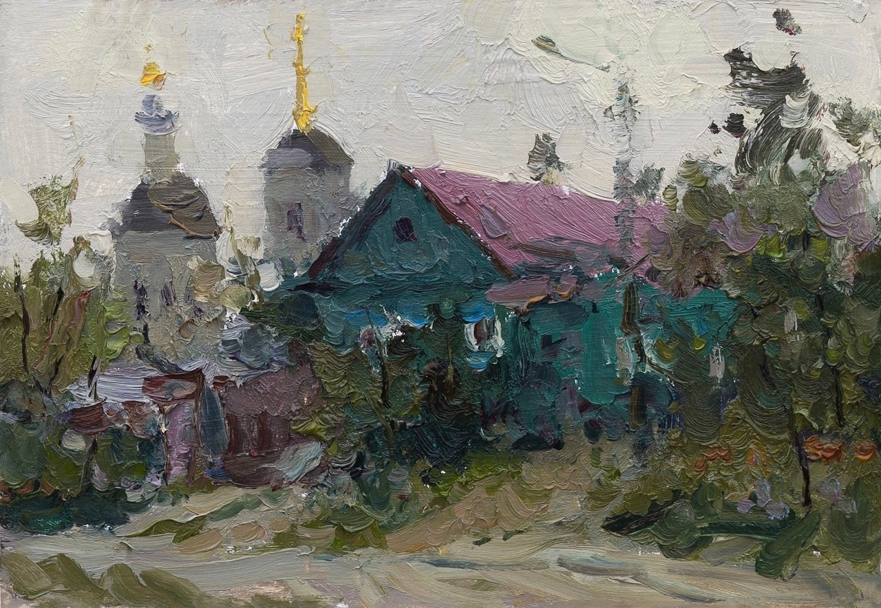 В июне. Елец. Художник Александр Каверин