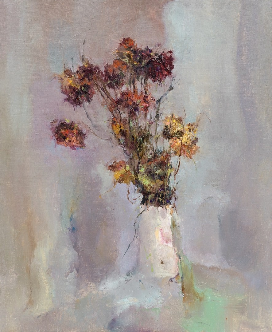 Сухоцветы. Художник Александр Каверин