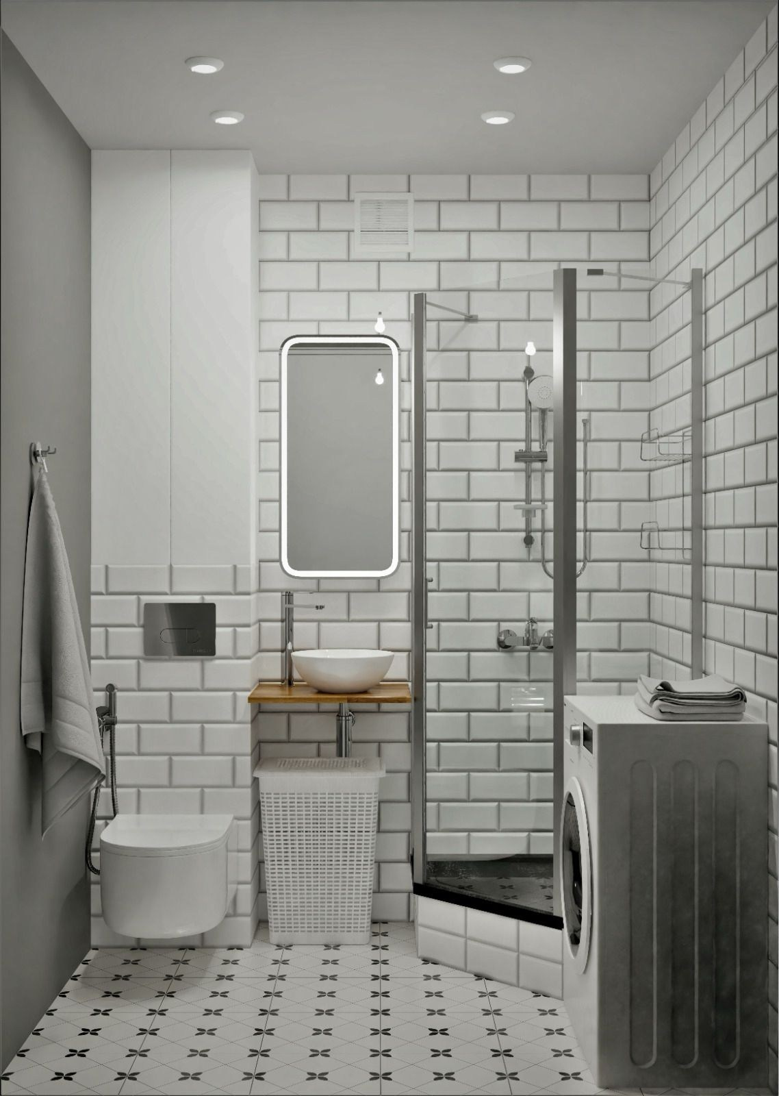 Примеры работ по дизайну ванных нашей студии. Дизайн-интерьера