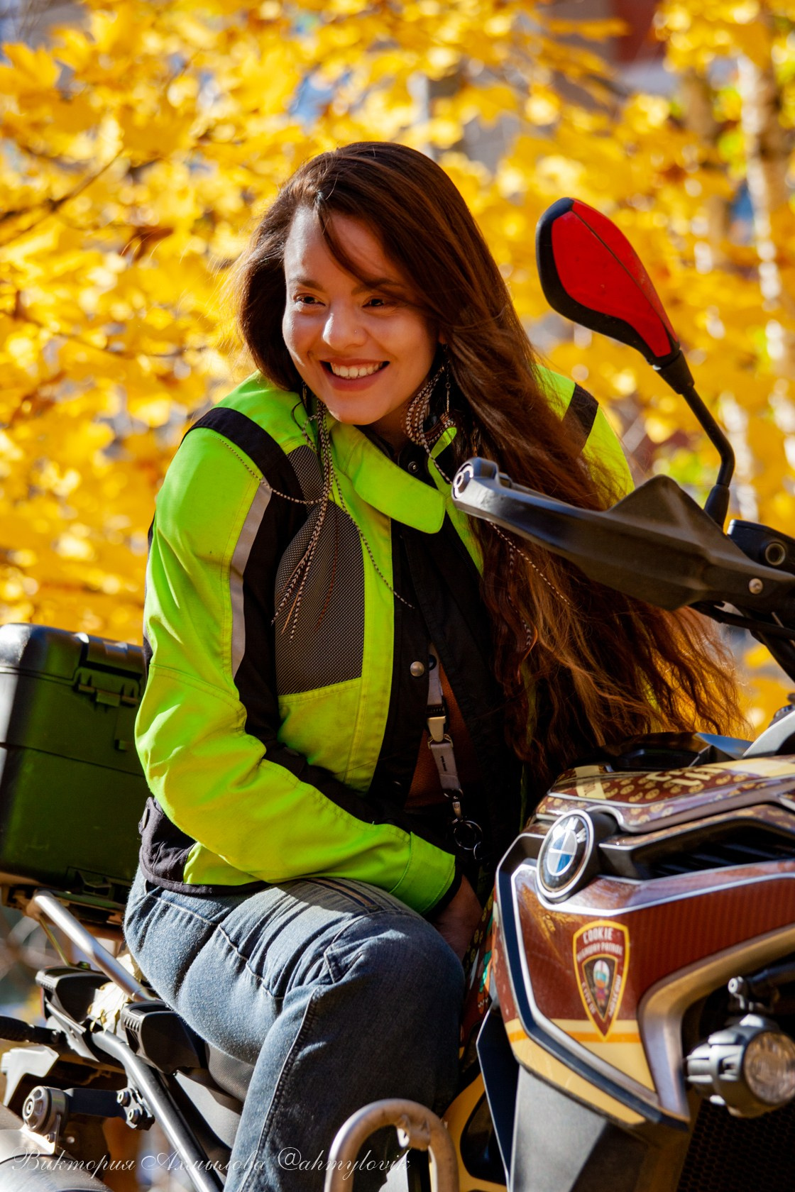 Маша Печенька (BMW GS1200). Виктория Ахмылова. Фотограф в Москве