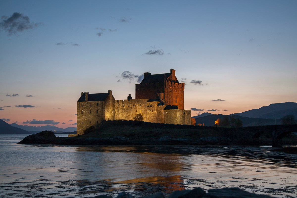 Шотландия, замок Eilean Donan. Фотограф Василий Буланов