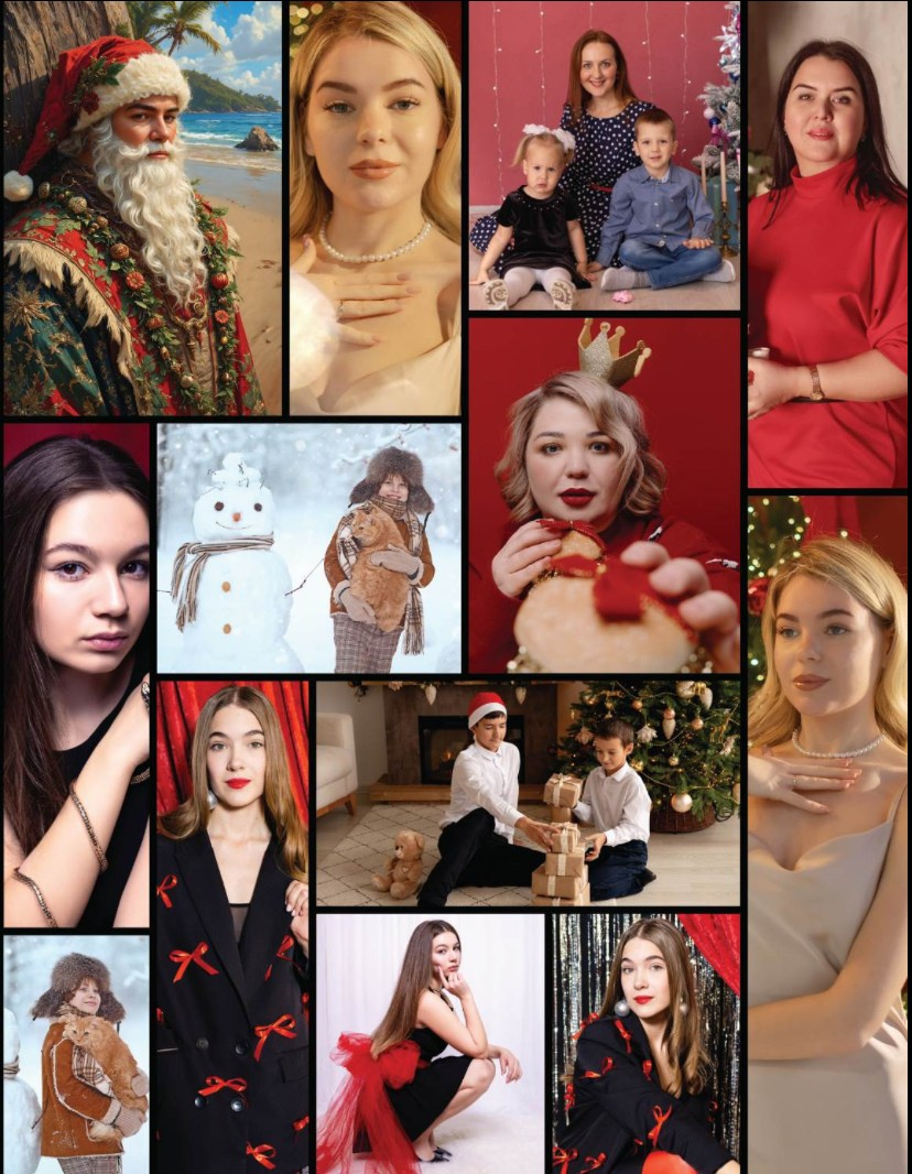 Новогодняя фотосессия с Динарой