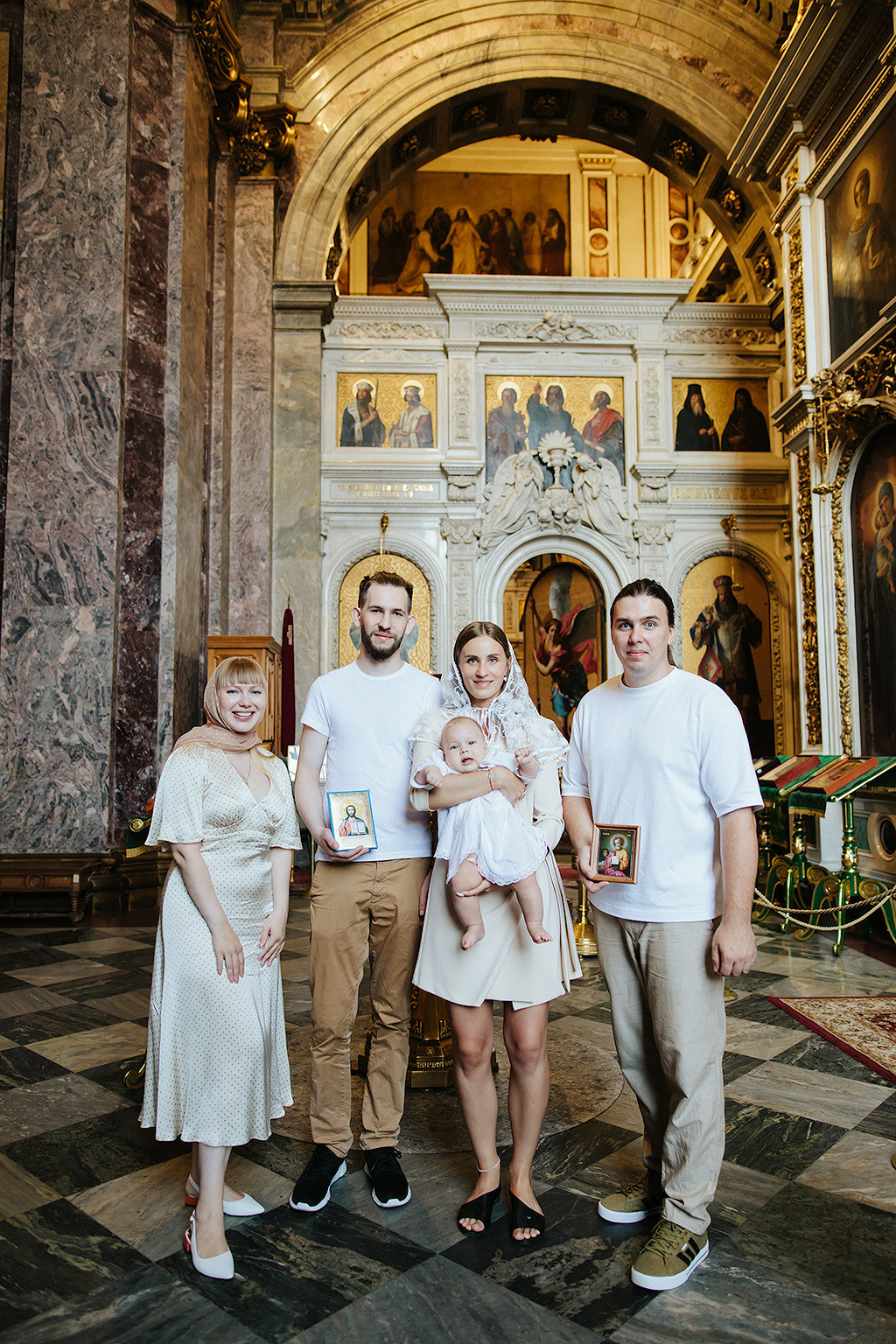 Крещение Марка в Исаакиевском соборе г. Санкт-Петербург. Фотограф на венчание, крещение