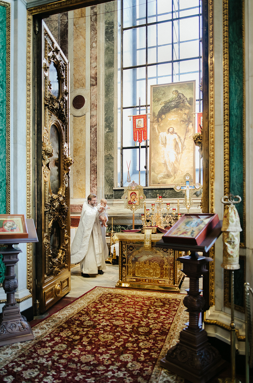 Крещение Марка в Исаакиевском соборе г. Санкт-Петербург. Фотограф на венчание, крещение