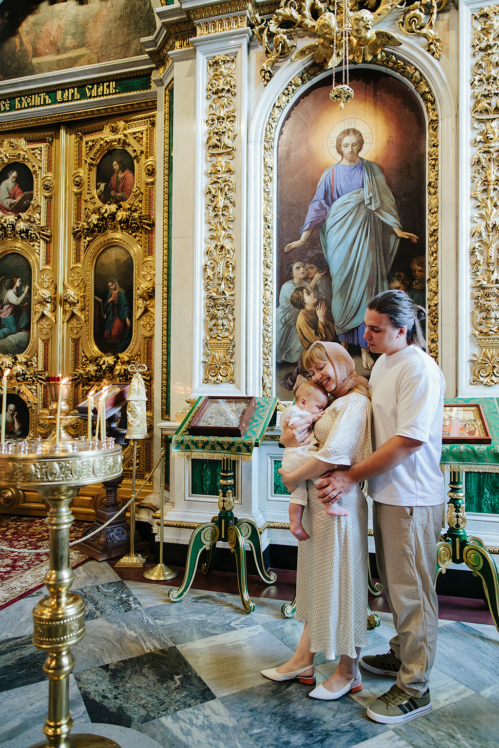 Крещение Марка в Исаакиевском соборе г. Санкт-Петербург. Фотограф на венчание, крещение