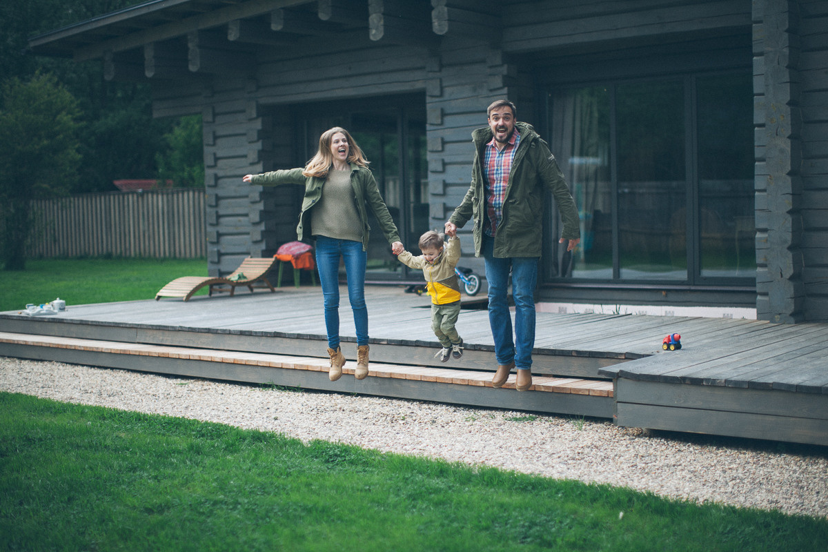 Женя, Илья и дети. Семейный фотограф Евгения Сурина