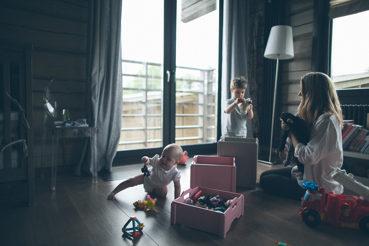 Женя, Илья и дети. Семейный фотограф Евгения Сурина