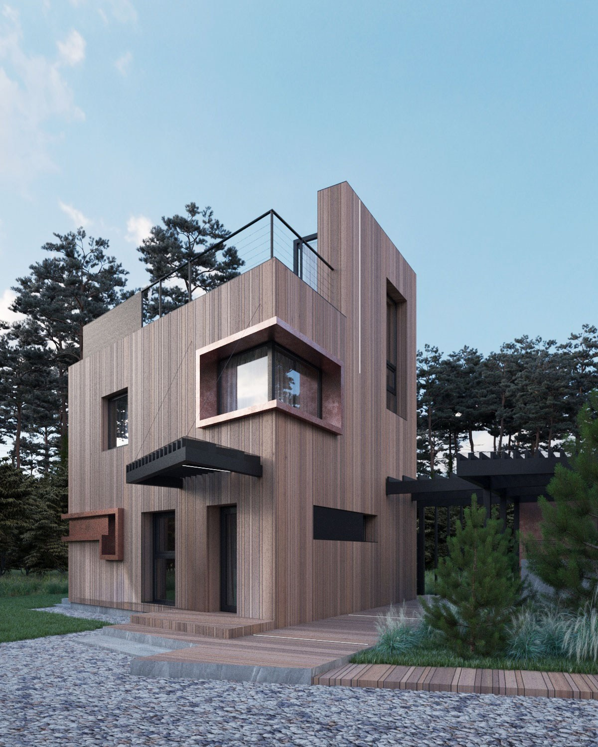 PineHouse. SAAS Селиванов Алексей Архитектурная Студия