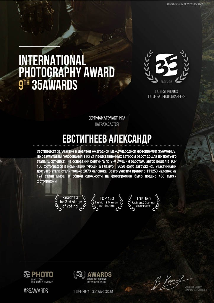 Дипломы. Съемка в студии под ваш запрос, съемки архитектурных объектов — Александр Евстигнеев — фотограф Москва