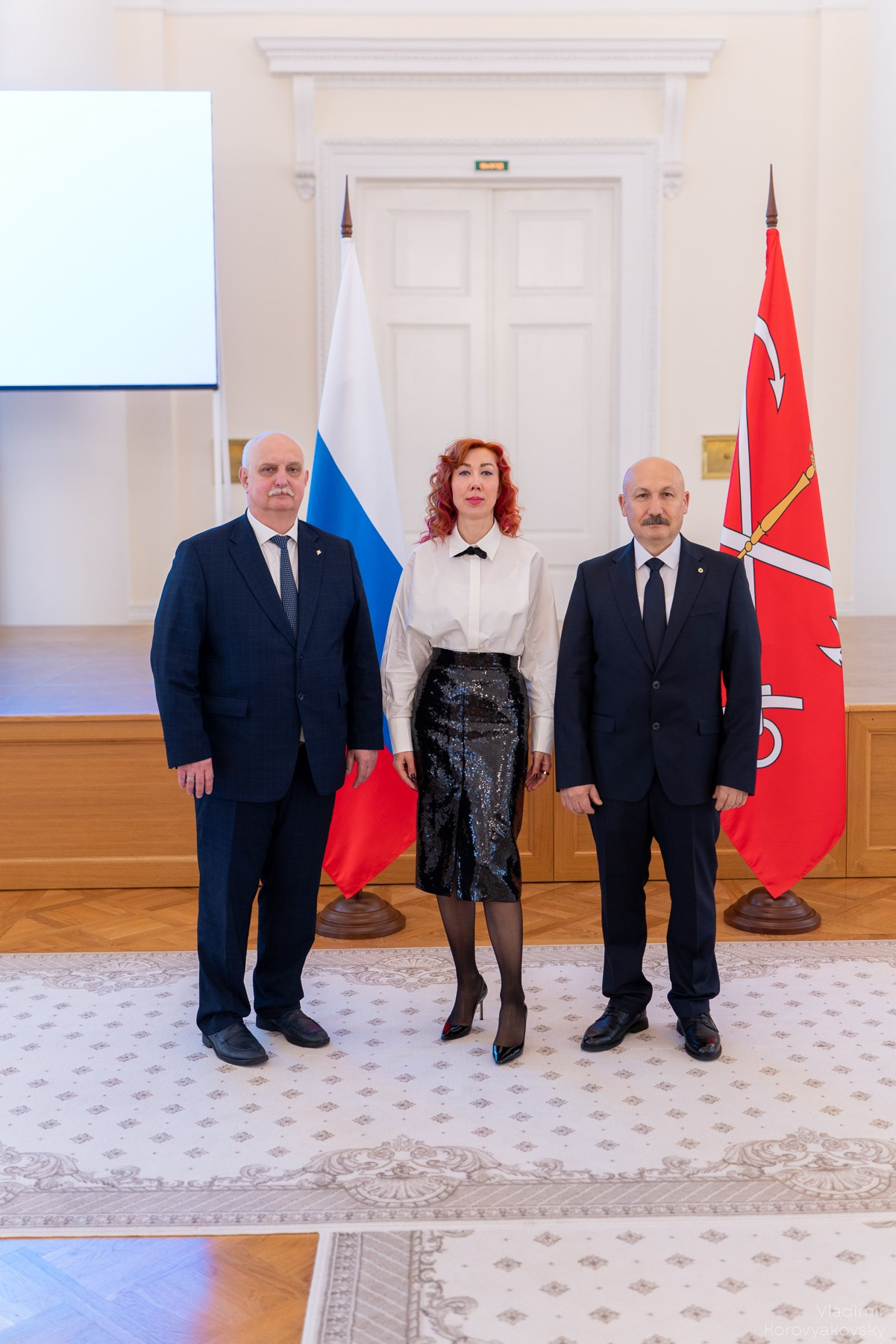 Награждение команды ПГУПС премиями Правительства Санкт-Петербурга. Фотограф Владимир Коровяковский