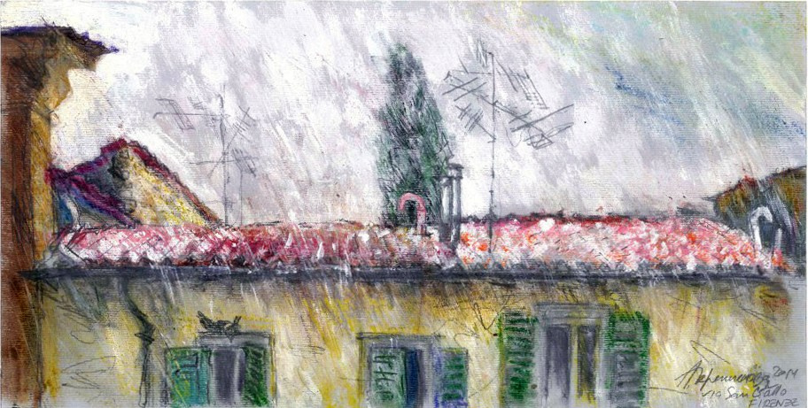 Путевые зарисовки. Художник Перепеченова-Феофанова Анна