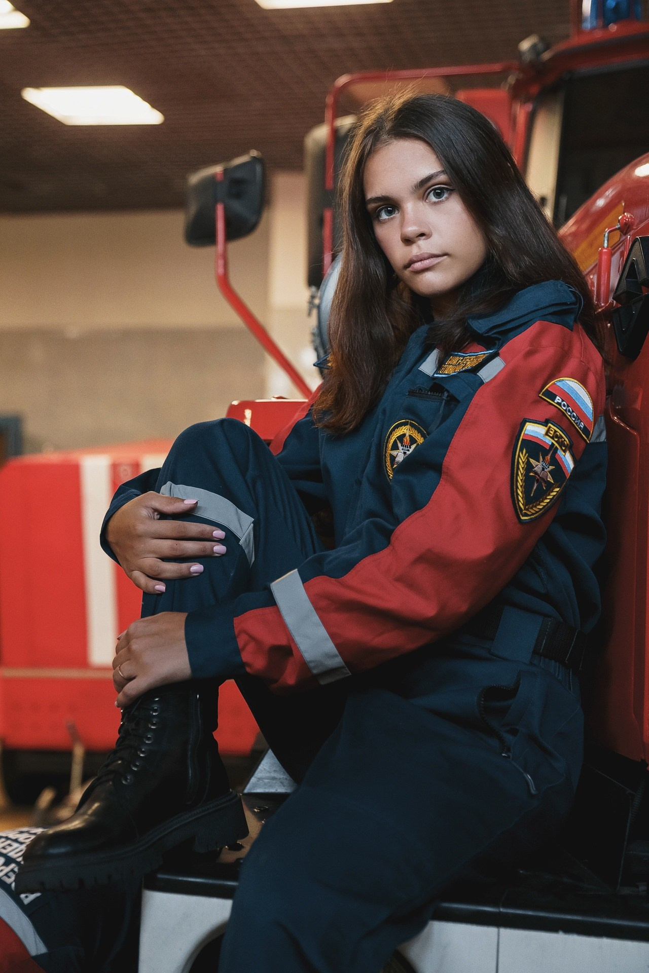 Фотосессия курсантов МЧС в Санкт-Петербурге