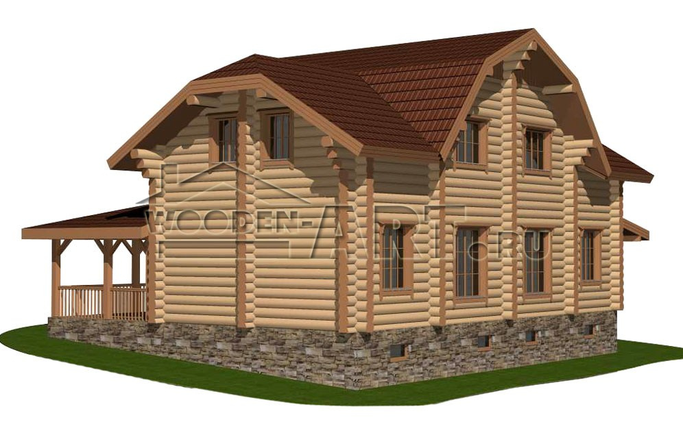 «Алиса» 259 кв. м. Проекты деревянных домов