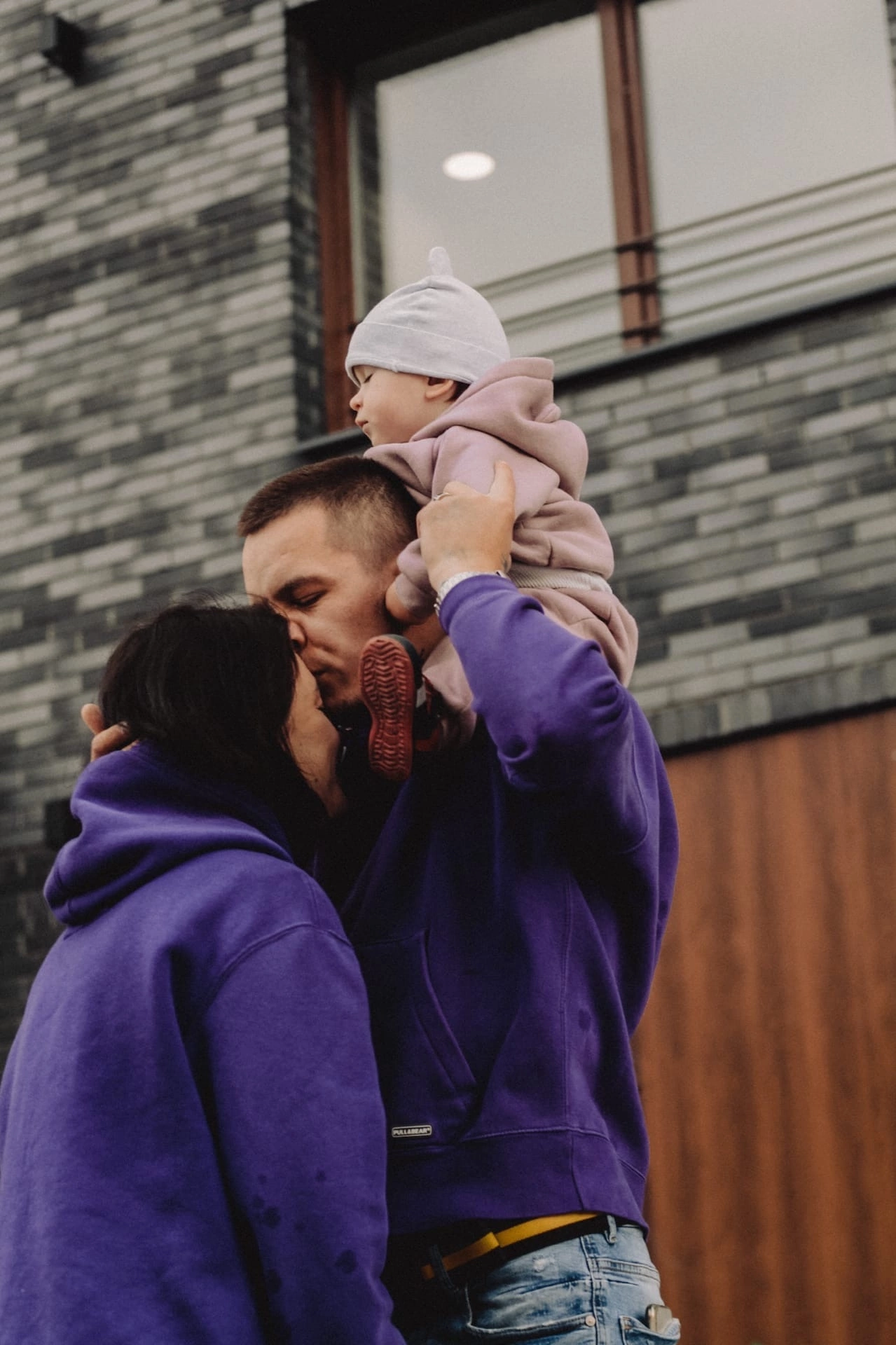 Анечка с папой и мамой. Семейный фотограф Полина Легачева