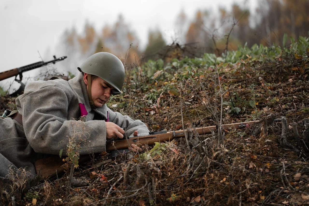 «Москва за нами» — реконструкция битвы в Подмосковье, п. Бородино. Свадебный фотограф Виктория Баталина