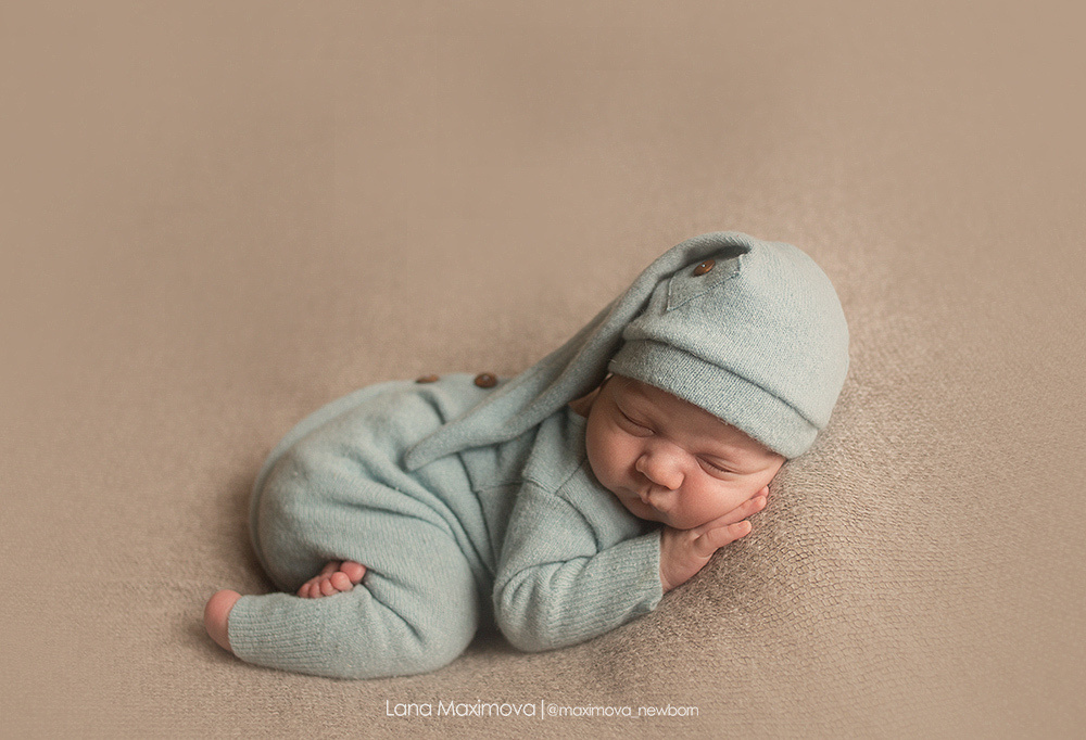 Марк 10 дней. Фотограф новорождённых малышей и детский фотограф В Казани Лана Максим